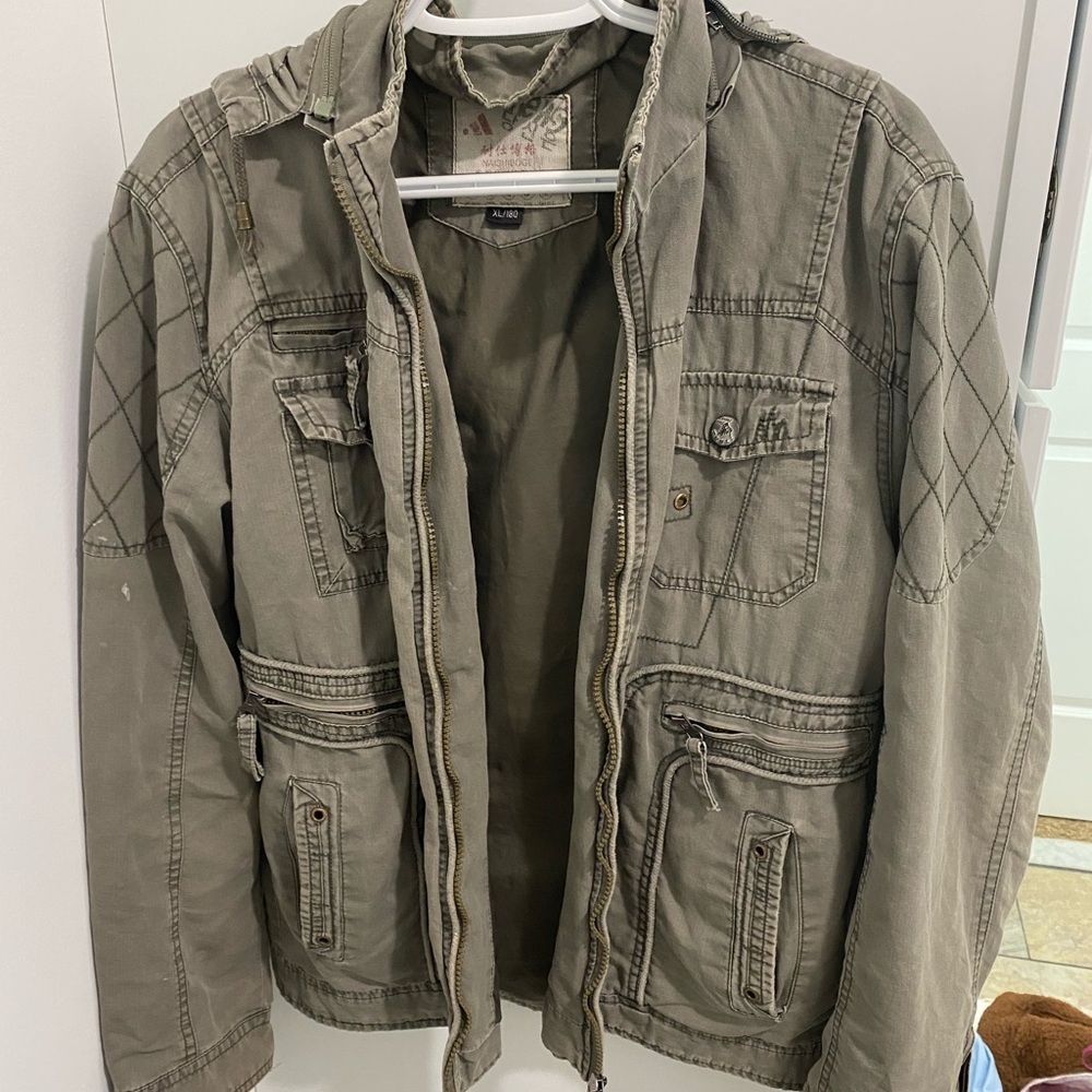 Green Utility Jacket - image 4